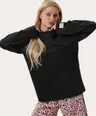 Czarny oversize longsleeve