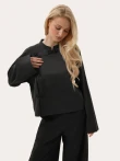 Czarna koszula w stylu azjatyckim