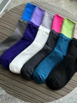 Jasne skarpetki damskie z falbanami - One size